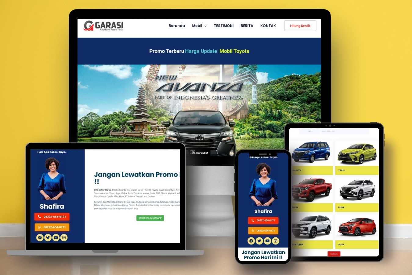Website dealer mobil