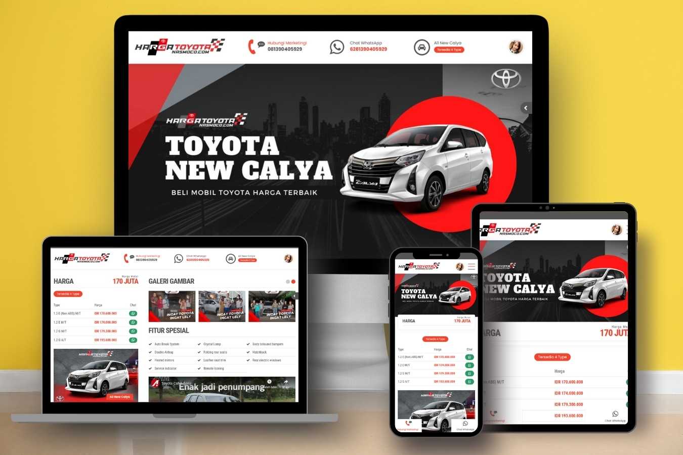 Website dealer mobil
