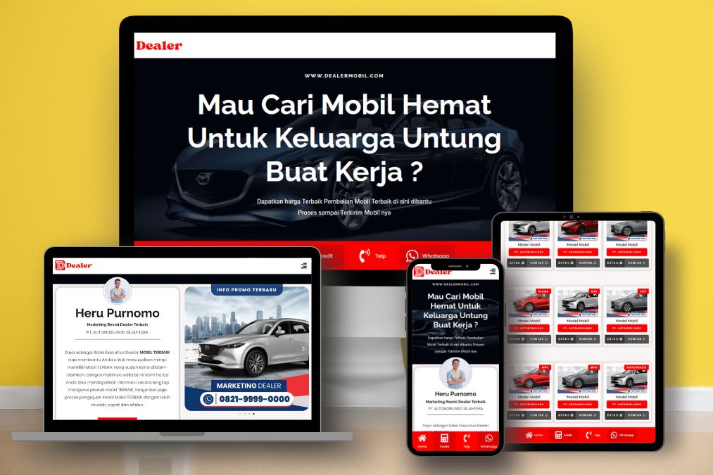 Jasa Pembuatan Website Dealer Mobil